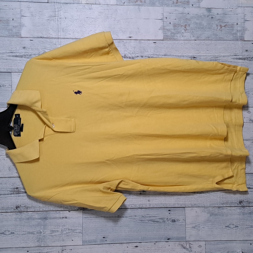 Polo Ralph Lauren Yellow Polo Shirt Yellow Medium